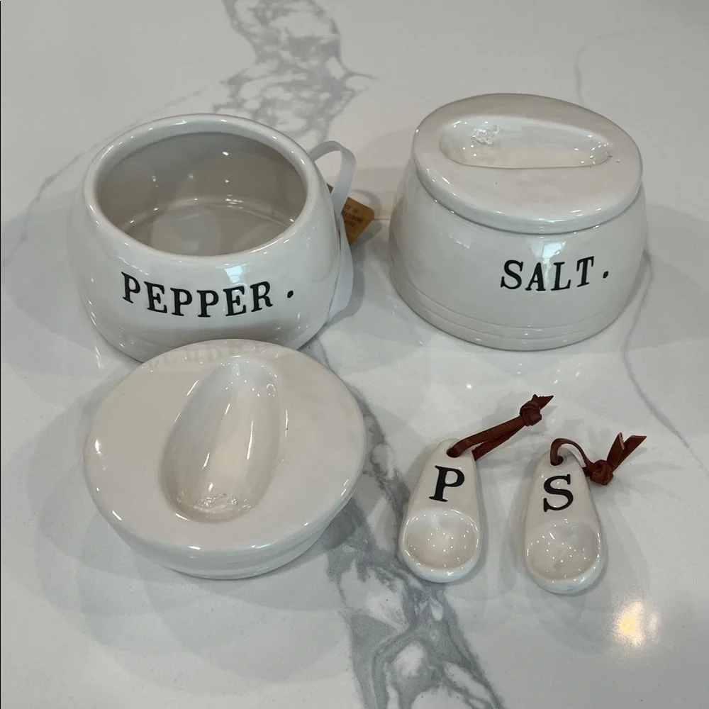 Rae Dunn..SALT. & PEPPER.